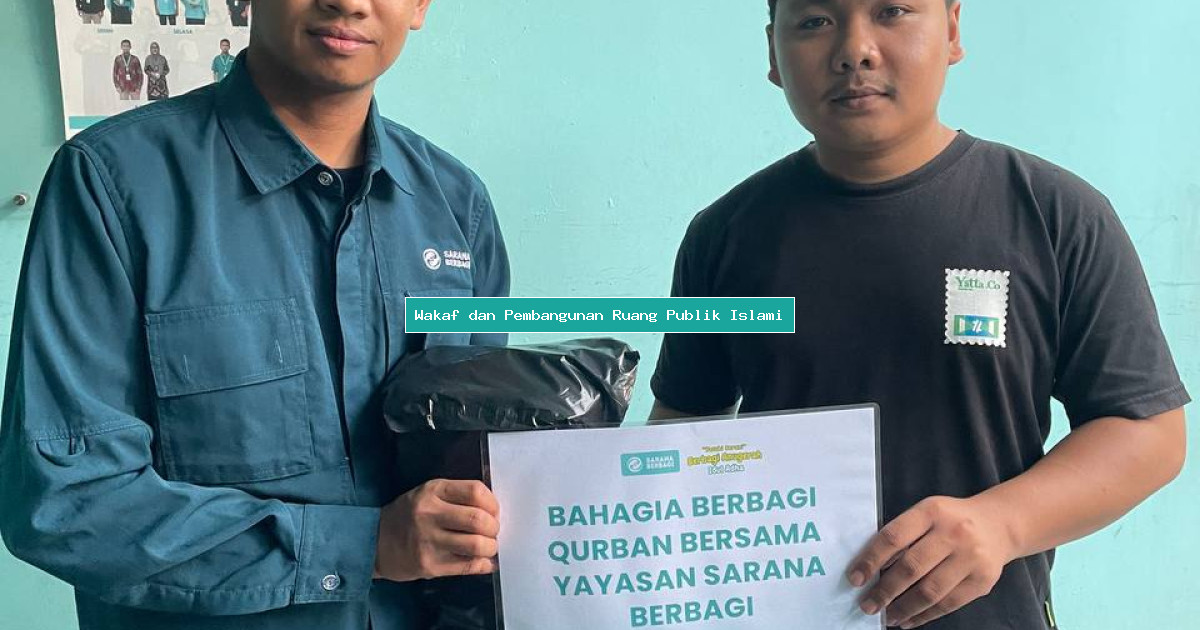Wakaf dan Pembangunan Ruang Publik Islami